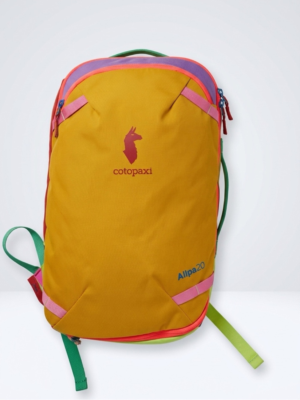Cotopaxi Orange Allpa20 Backpack with Pastel Accents